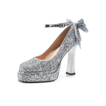 Than Than Me Chunky Heel High Heels Women's