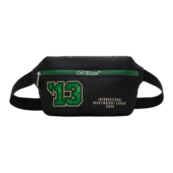 OFF WHITE Logo Printed Zipped Belt Bag