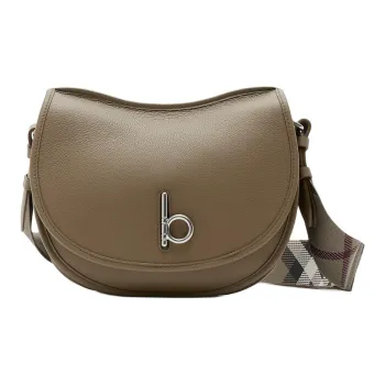 Burberry Rocking Horse Calfskin Crossbody Bag Shoulder Bag Small Size Men's Marsh Color