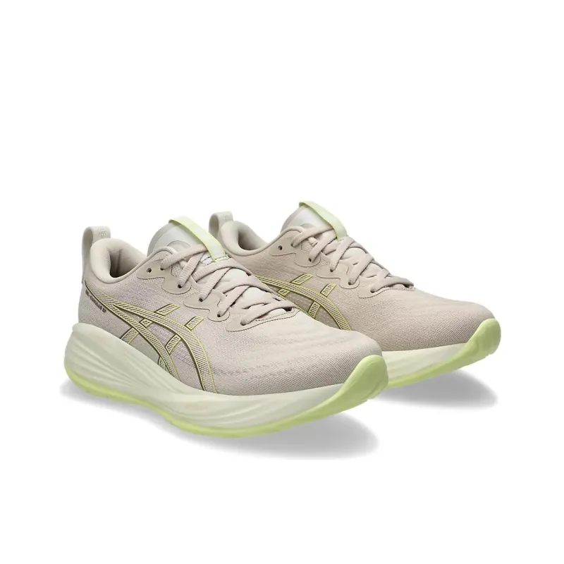 Asics Anti Slip Wear Resistant Low Top Running Shoes Women's Gray Beige-4