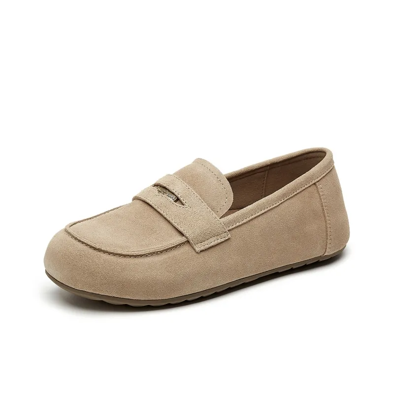 EBLAN Loafers Women's Apricot-1