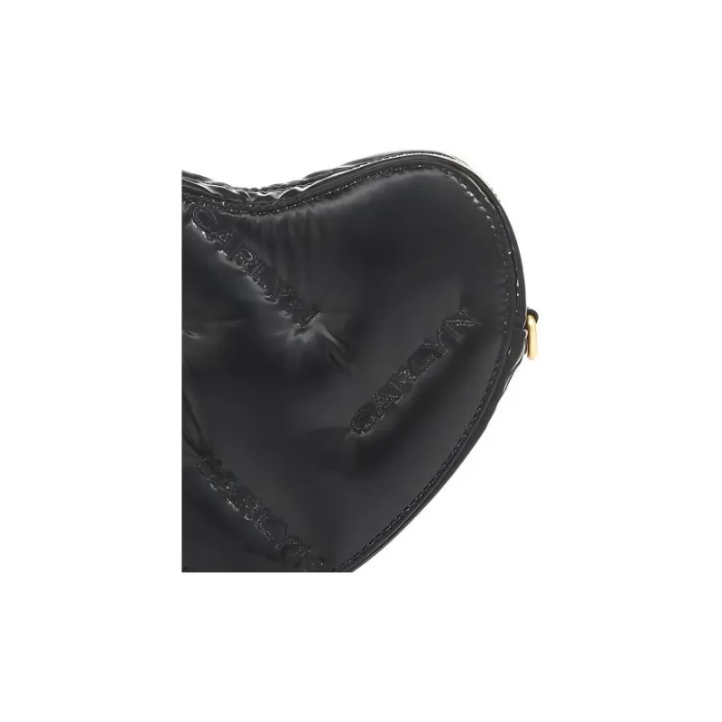 CARLYN Polyester One Shoulder Crossbody Clutch Mini Women's Black-4