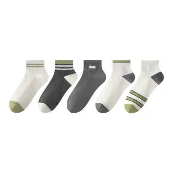 MIIOW Mid Calf Socks Men's 5 Pack