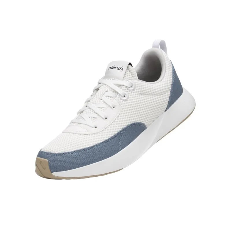 Allbirds Anti Slip Wear Resistant Low Top Running Shoes Men's White Blue-1