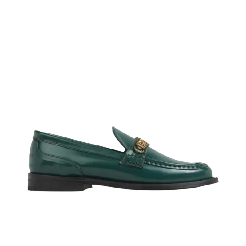 DOROTHEE SCHUMACHER Modern Shine Loafers Women's Green-1