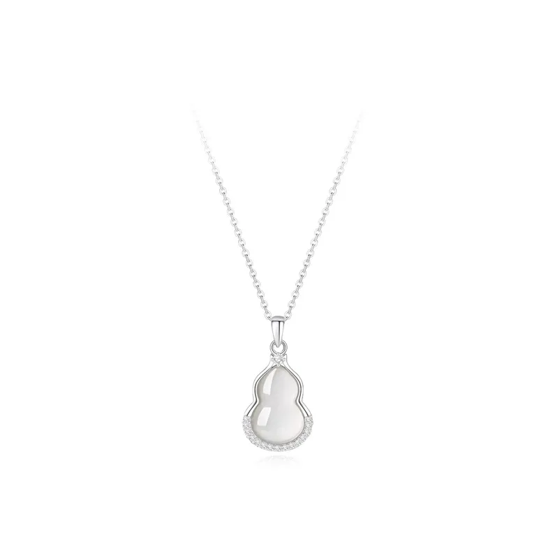 Ancient Jewelry Chalcedony Jade Necklaces Women's-0