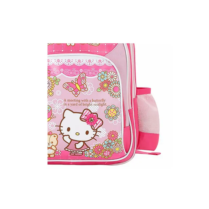 Hello Kitty Polyester Backpack Medium Size Unisex Pink-1