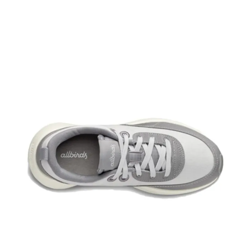 Allbirds Anti Slip Wear Resistant Low Top Running Shoes Men's White Gray-2