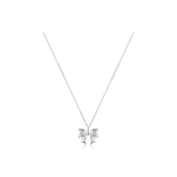 BHI Sterling Silver Collarbone Chain Women's