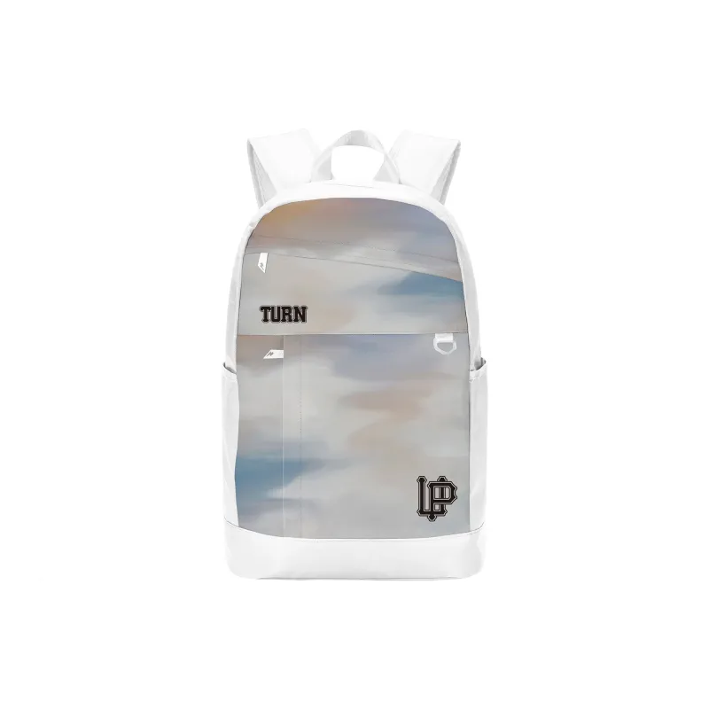TURN UP Polyester Backpack Regular Unisex White-0