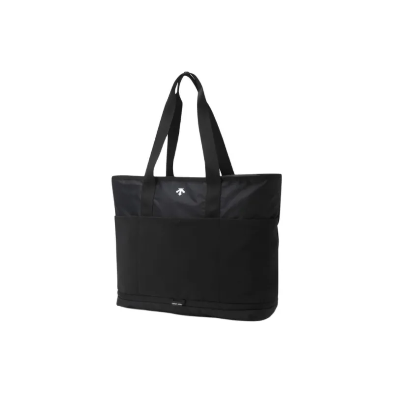 DESCENTE Nylon Tote Bag, Shopping Bag, Shoulder Bag Unisex Black-1