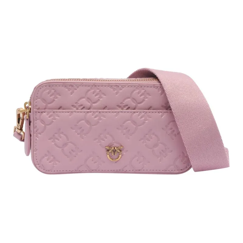 PINKO Logo Embossed Mini Camera Bag-0