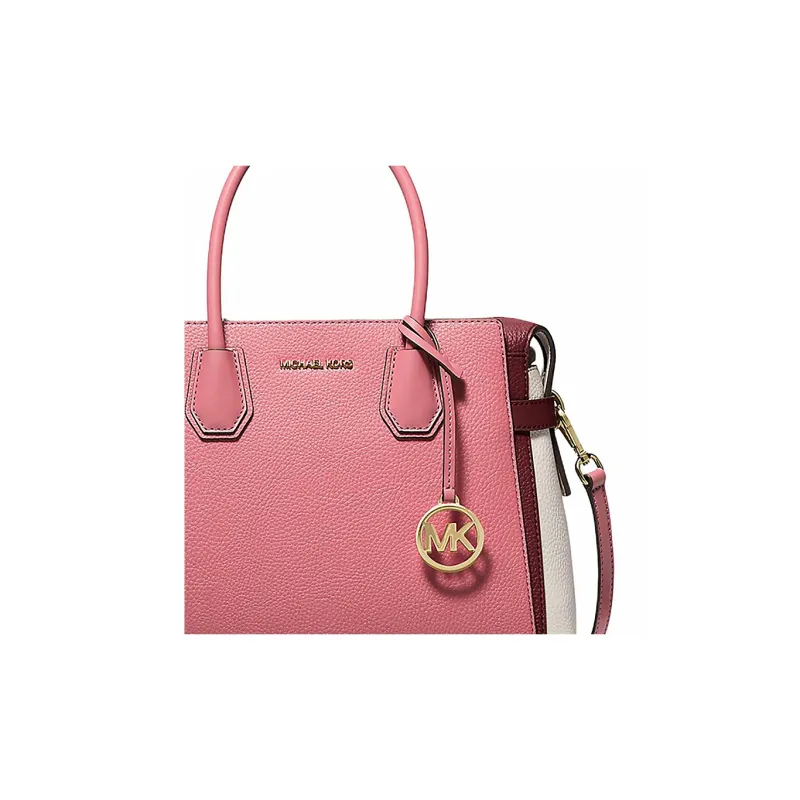 MICHAEL KORS Polyurethane Crossbody One Shoulder Handbag Medium Size Women's Pink Multicolor-7