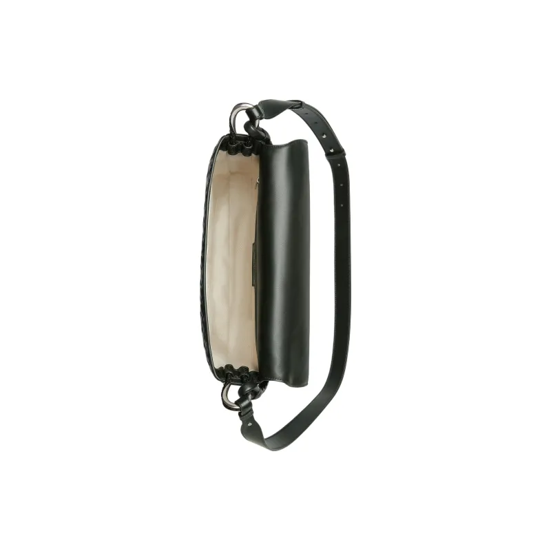 Bottega Veneta Calfskin Messenger Bag, One Shoulder Handbag Trumpets Men's Dark Green-3