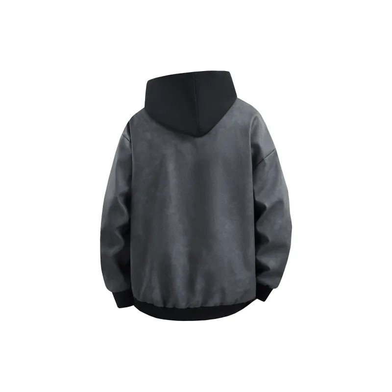 IGOI Leather Jacket Unisex Khaki-2