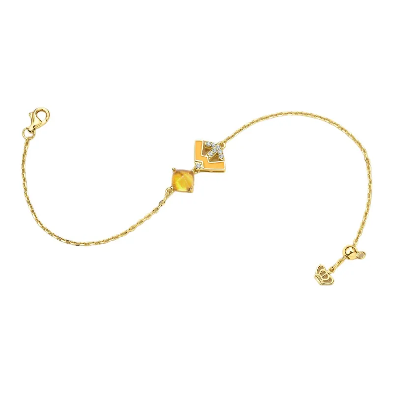 TIANWANG Citrine S925 Silver Bracelets Women's-2