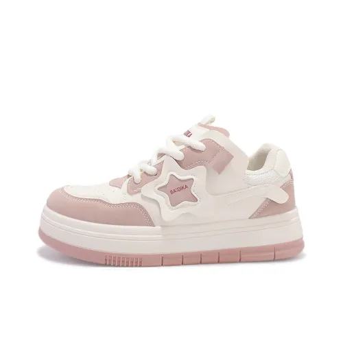 Shen Linsen Anti Slip Wear Resistant Low Top Casual Shoes Women's Beige Pink