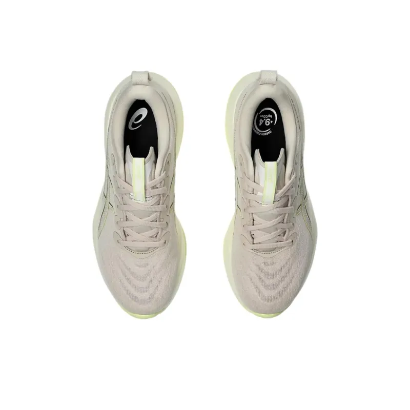 Asics Anti Slip Wear Resistant Low Top Running Shoes Women's Gray Beige-3