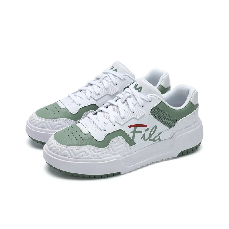 FILA CAMPUS Square Shoes Cushioning, Wear Resistant Low Top Skateboard Shoes Men's Green-2