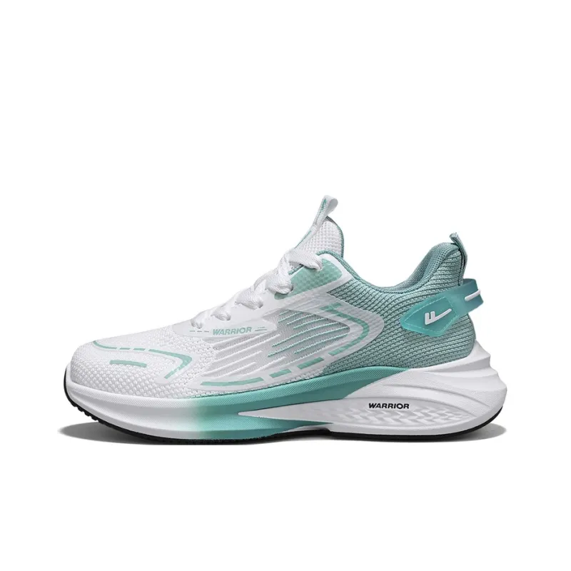 WARRIOR Running Shoes Men Low Top White/Green/Orange/Black-14