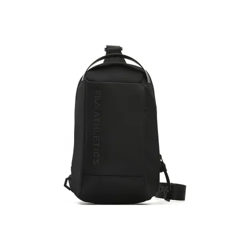 FILA Polyester Sling Bag Regular Men's Pitch Black