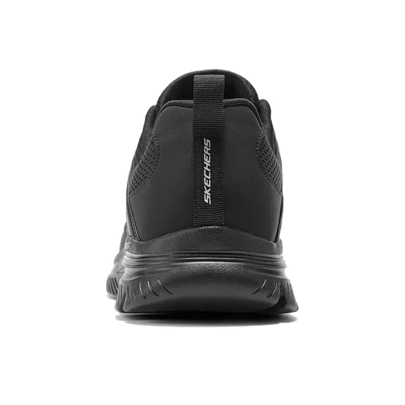 Skechers SPORT MENS Anti Slip Wear Resistant Low Top Casual Running Shoes Men's Black-3