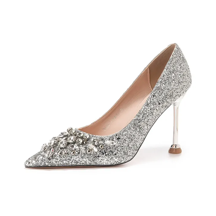 XIMO BULL High Heels Women's Champagne-16