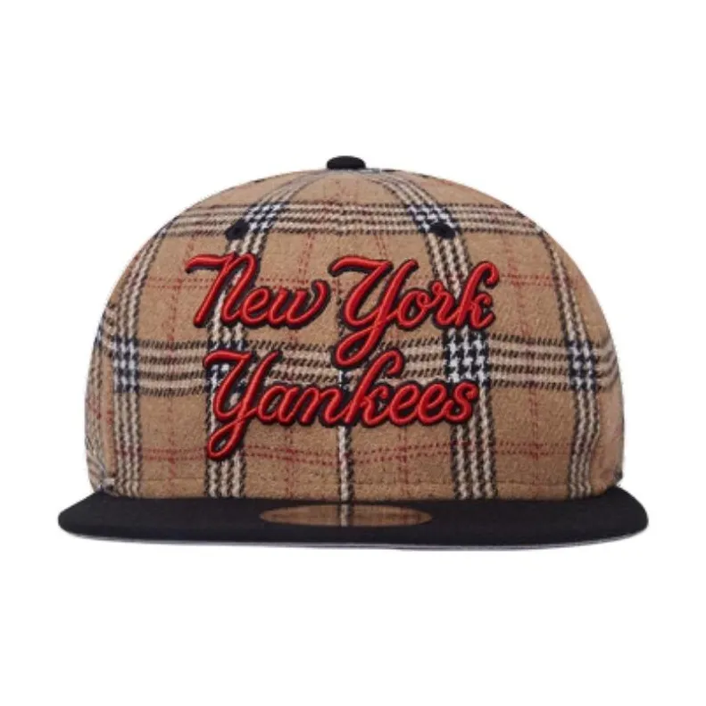 New Era Polyester, Acrylic, Polyamide, Sheep Wool, Cotton Baseball Caps Unisex Tan-1
