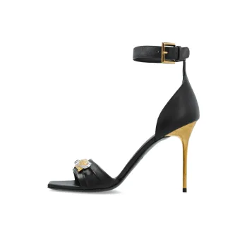 BALMAIN 110mm Leather Sandals Women's