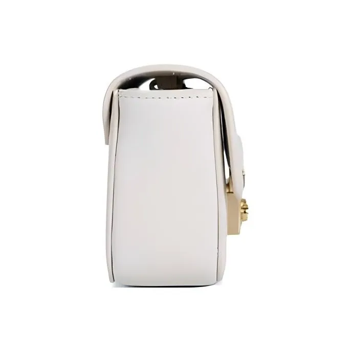 Furla Metropolis Collection Cow Leather Shoulder Bag Crossbody Bag Small Size Women's White-2