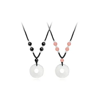 Ancient Jewelry Chalcedony Necklaces Unisex