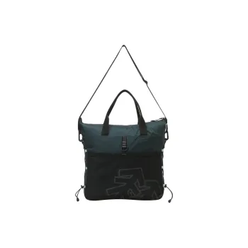 KOLON SPORT Nylon Tote Bag Shopping Bag Shoulder Bag Crossbody Bag Handbag Unisex Dark Blue Green