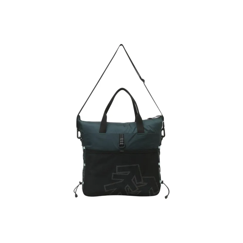 KOLON SPORT Nylon Tote Bag Shopping Bag Shoulder Bag Crossbody Bag Handbag Unisex Dark Blue Green-0