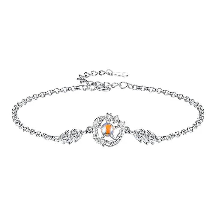 ZUOHUO S925 Silver Bracelets Women's-0