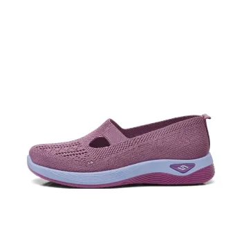 Strongman Casual Shoes Women's Low Top Taro/Black/Purple