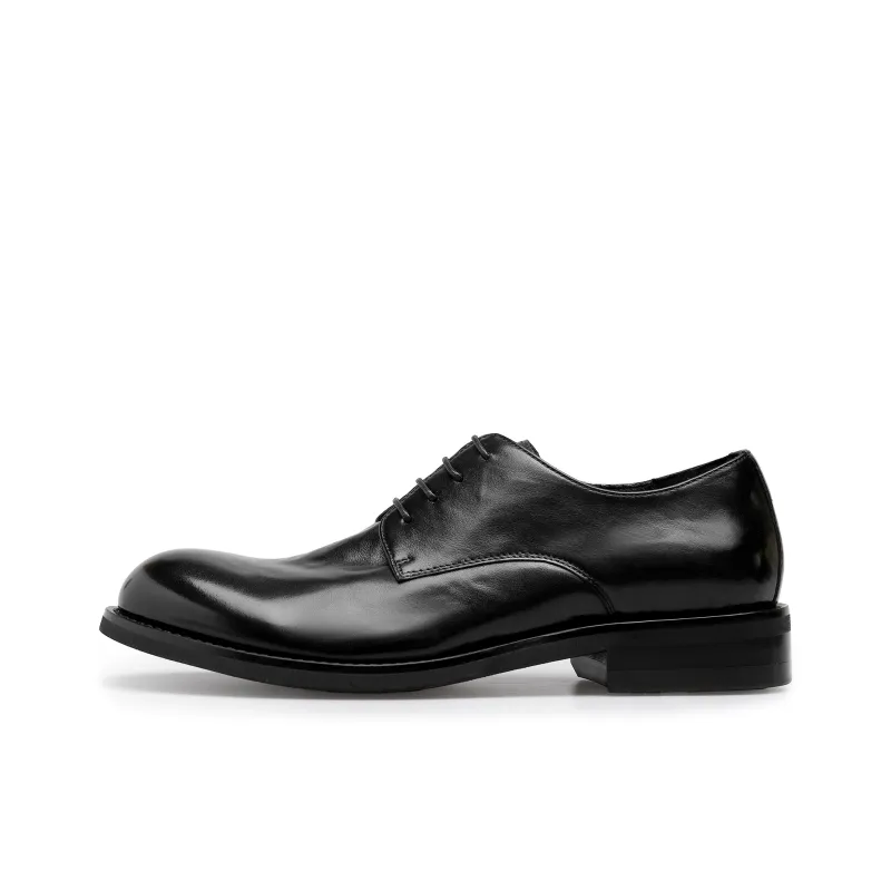 Desai Dress Shoes Men Low Top Black, Brown-0