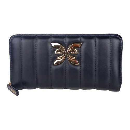 EMANUEL UNGARO PVC Polyvinyl Chloride Wallet Women's Black