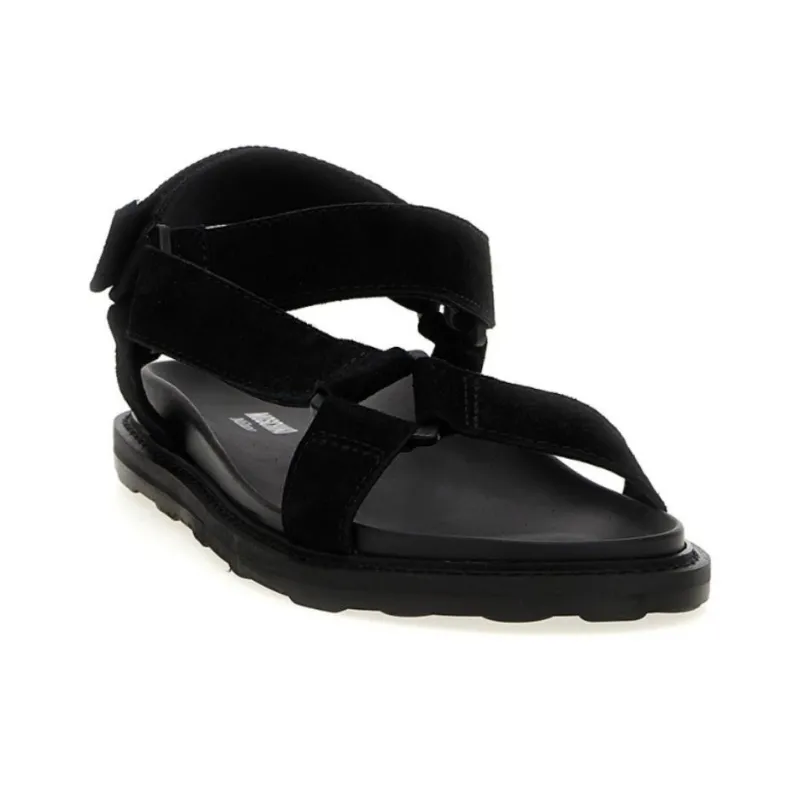 MOSCHINO Logo Jacquard Touch Strap Fastened Sandals-2