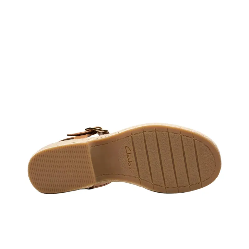 Clarks Coledale Strap One Strap Sandals 6.5cm Women's Brown-5