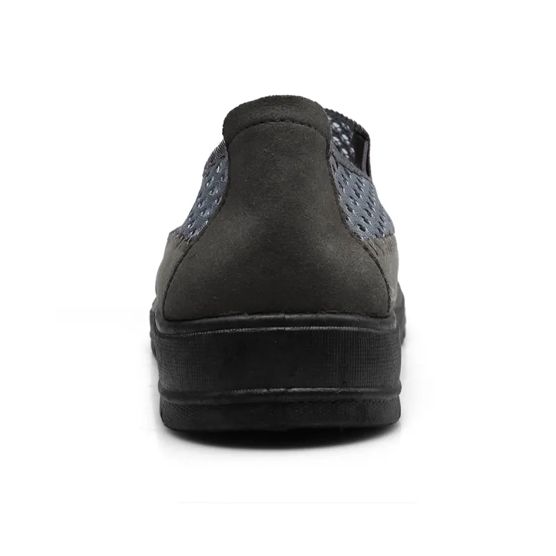 Strongman Casual Shoes Men Low Top Black/Gray-7
