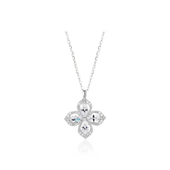 Mofei S925 Silver Necklaces Women's
