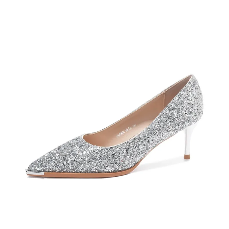 XIMO BULL High Heels Women's Gold-12