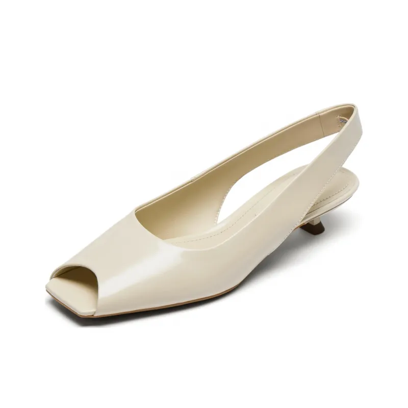 73Hours Mido Road Flared Heel High Heels 3cm Women's-1