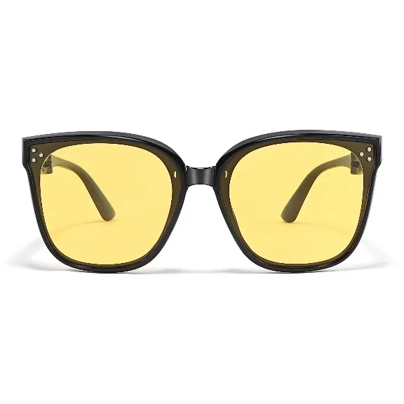 Sagawa TR/Memory Plastic Square Sunglasses Unisex-9