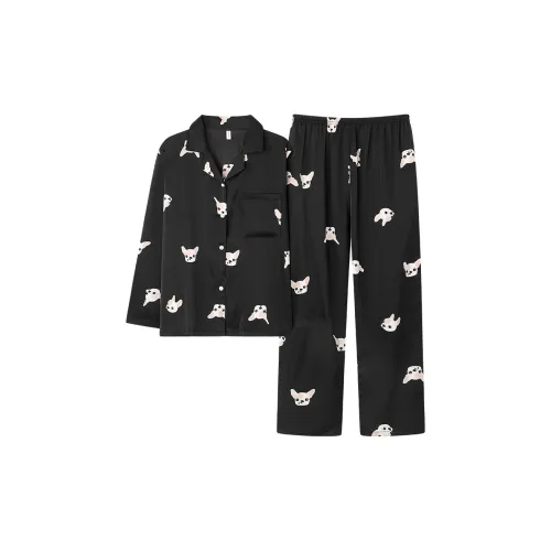 O'MESIK Pajama Set Women's Black