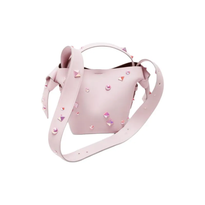 Acne Studios Calfskin One Shoulder Handbags Mini Women's Pink-1