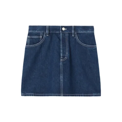 GUCCI SS25 Denim Short Skirts Women's Blue