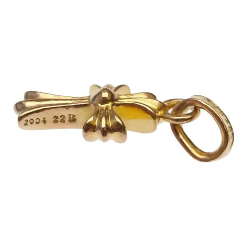 Chrome Hearts 22K Gold Pendants Unisex Gold-2