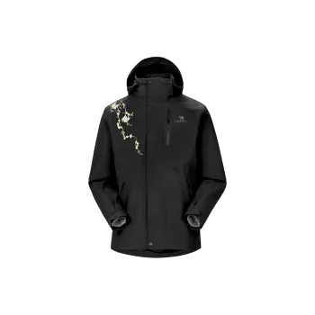 CAMEL All weather Windbreaker Jackets Unisex Black