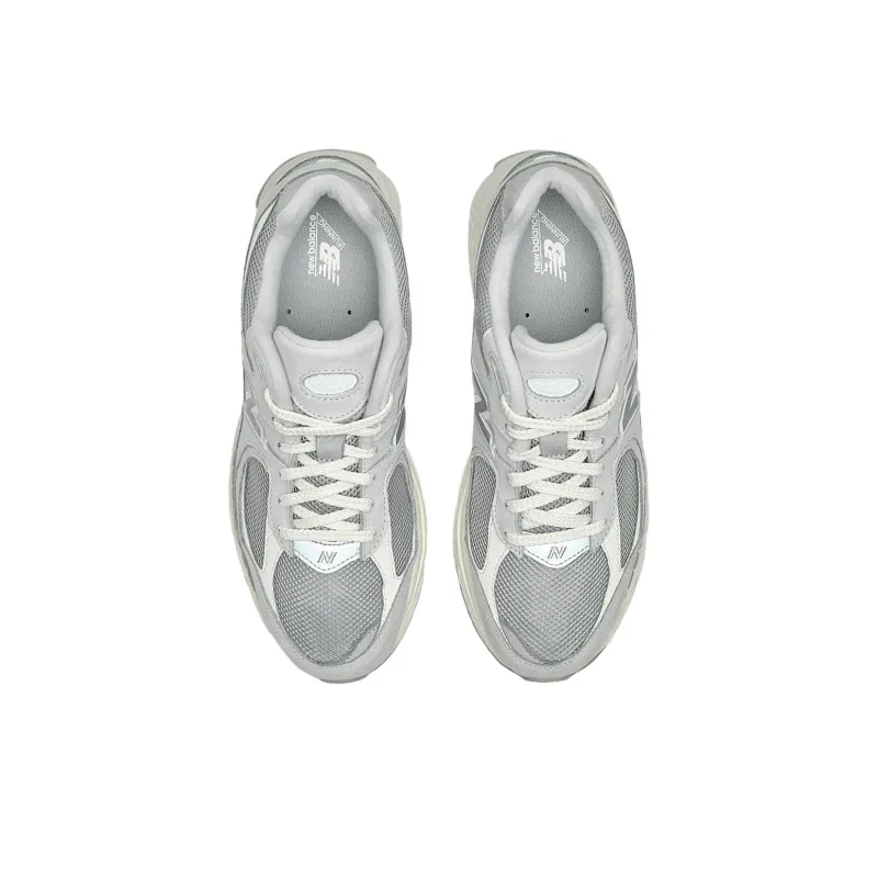 New Balance NB 2002R Anti Slip Wear Resistant Low Top Casual Running Shoes Unisex Light Gray-3